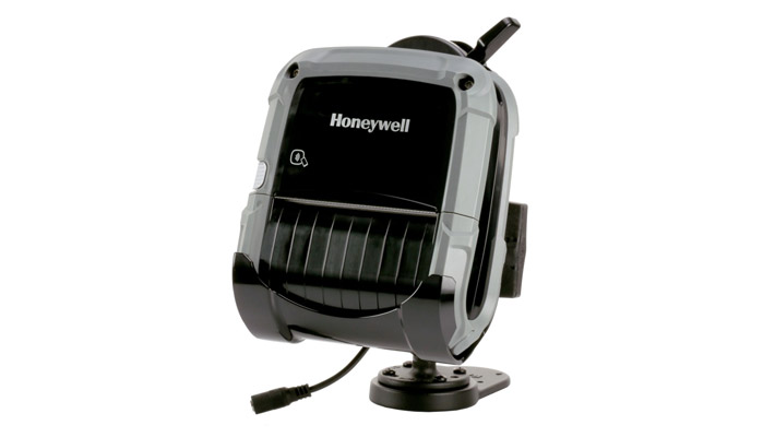 Impresora de etiquetas de carretilla Honeywell rp4 con soporte para vehículos
