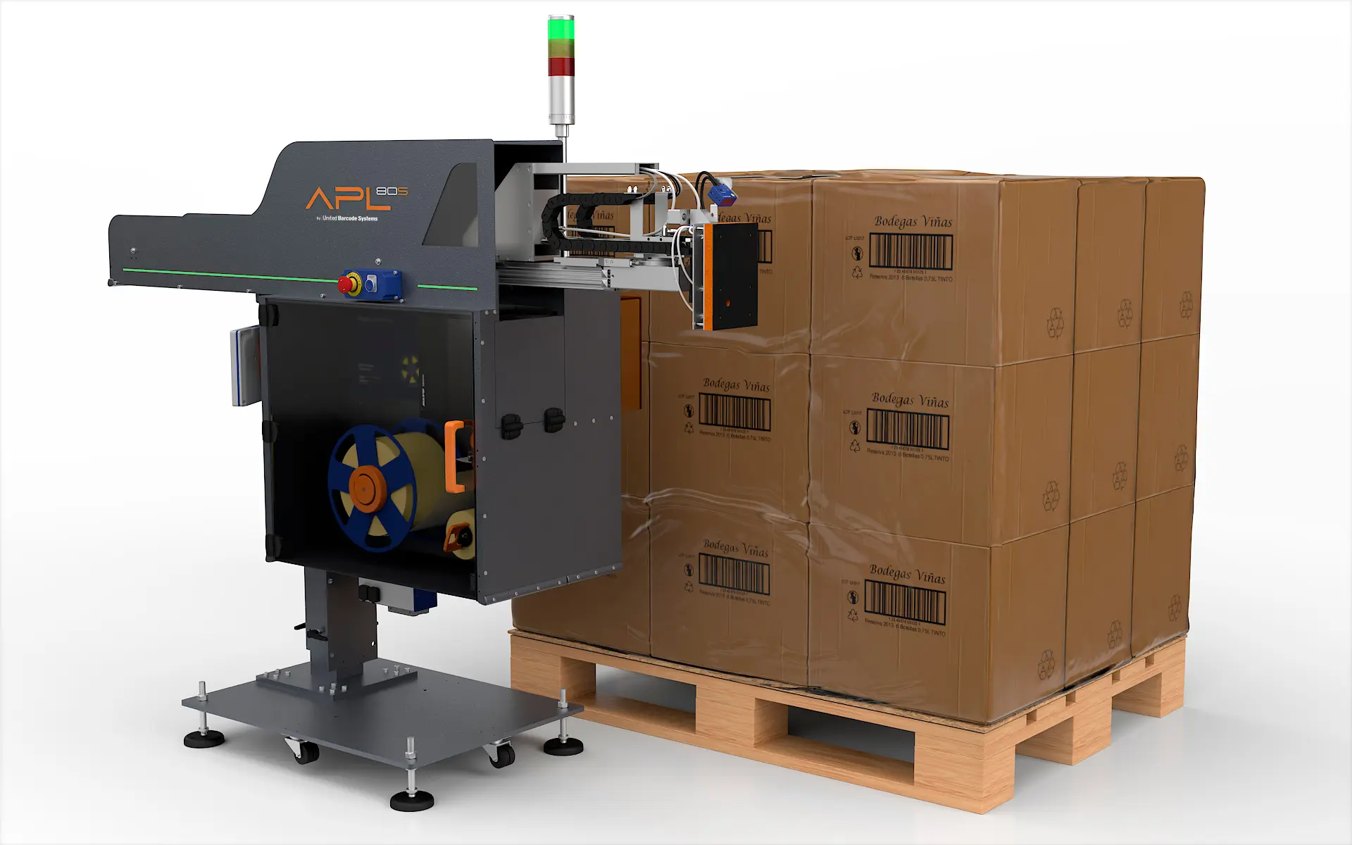 Etiquetadora industrial para pallets APL 80 Series