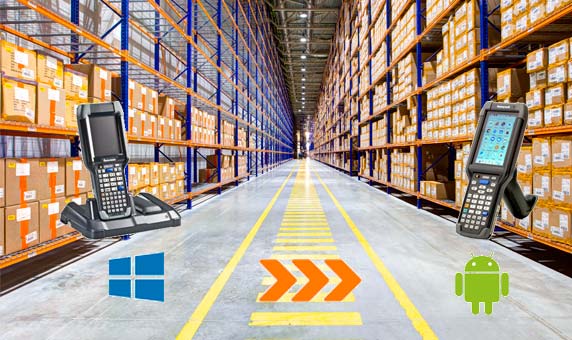Actualizar terminales de almacén con Windows a Android