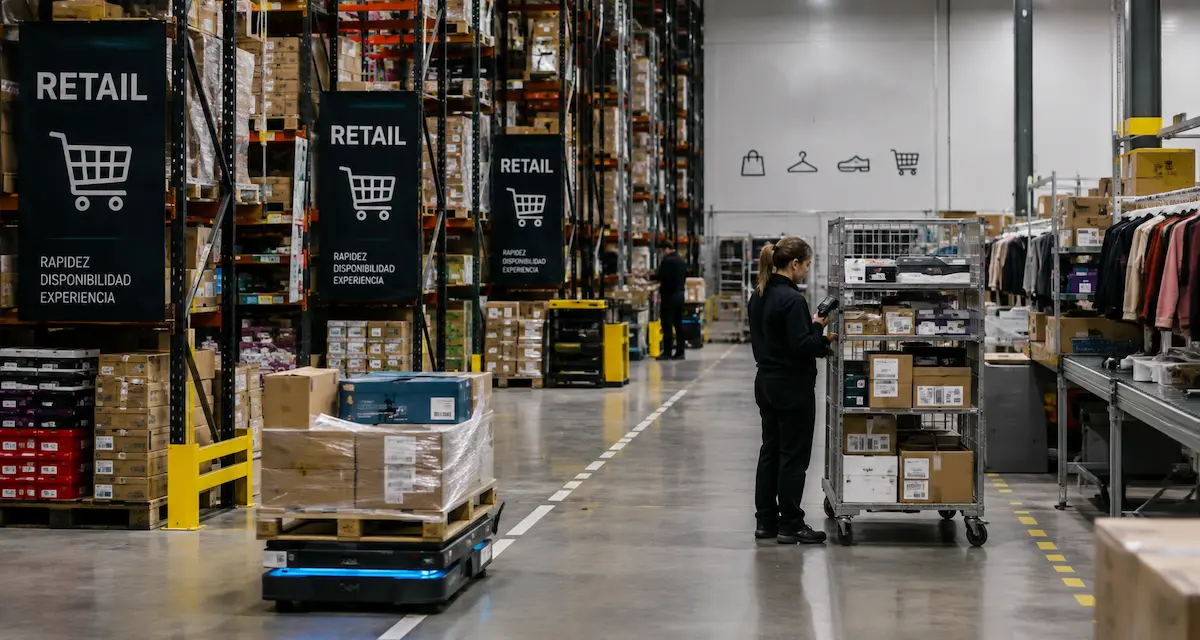 Almacén de un comercio minorista